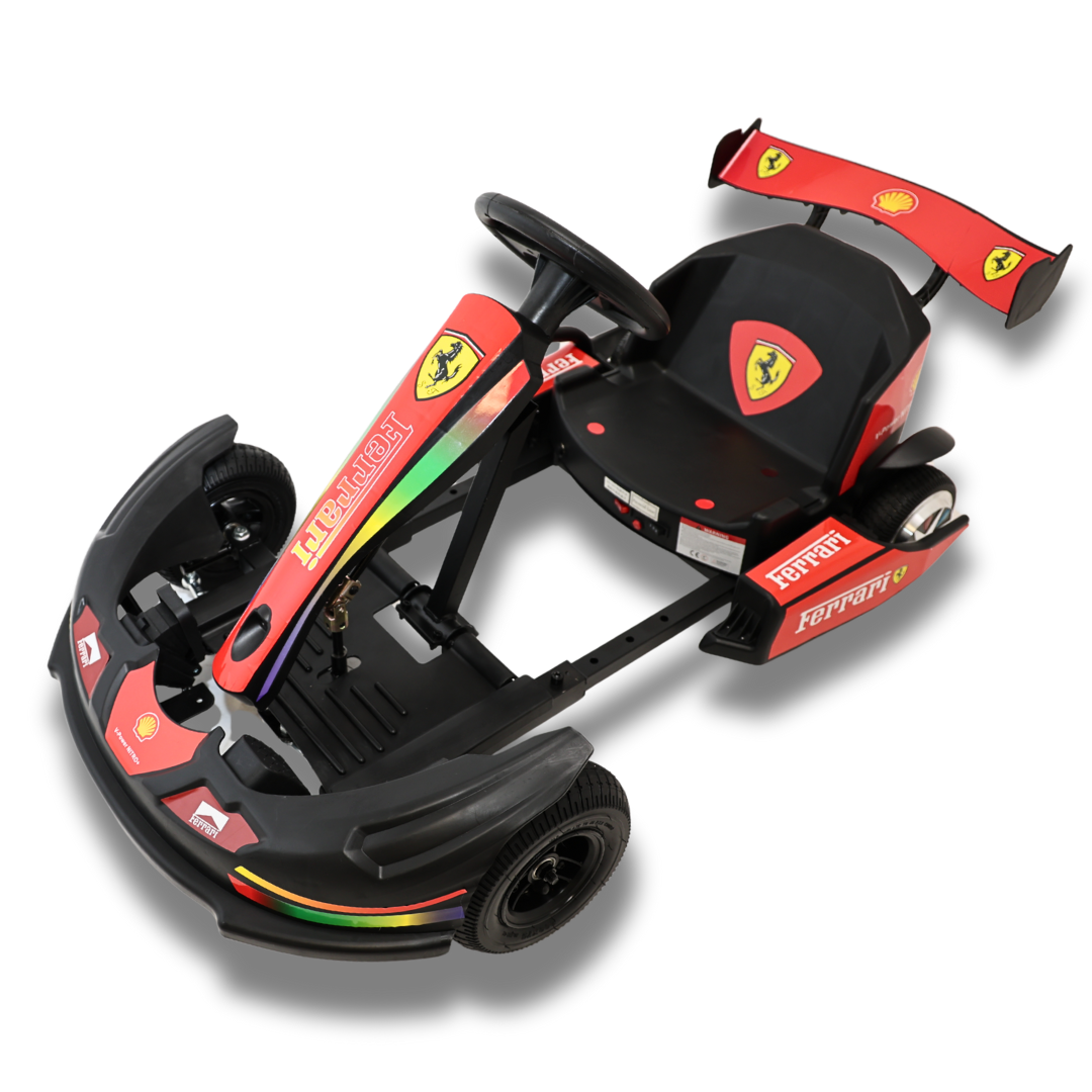 ferrari pedal go kart 2026 The Fighter 36V Go Kart Adjustable Seat Goes Up To 22Km/h – KINGTOYS.ca