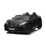 Licensed 24V Chevrolet Corvette C8 Kids Ride On Cars, Leather Seat, Rubber Tires With RC