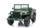 2024 24V Military Willy Jeep Style 3 Seater Electric Kids Ride On Cars with RC KINGTOYS.ca