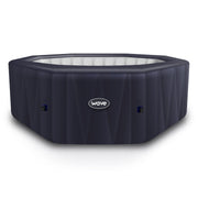 Aegean 6-Person Inflatable Hot Tub Octagon Integrated Heater Wave KINGTOYS.ca