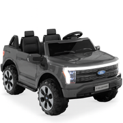 Licensed 24V Ford F150 Lightning Edition Kids Ride on 2 Seater Truck, Rubber Tires with Remote Control