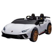 2025 Licensed 24V Lamborghini Huracan 4×4 Complete Edition 2 Seater Kids Ride On Cars, Leather Seat, Rubber Tires With Remote Control KingToys KINGTOYS.ca