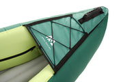 Aqua Marina Ripple-370 Recreational Canoe 3 person Inflatable deck 2 in 1 Canoe & Kayak convertible paddle set x2. Canoe seat x3.