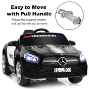 2024 12V Mercedes-Benz SL500 Kids Ride On Police Car with LED Siren Lights with Remote Control