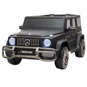 24V Mercedes Benz AMG G63 G Wagon 2 places pour enfants Ride sur la voiture avec télécommande noire