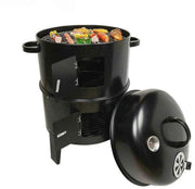 Barbecue Charcoal Smoker Grill 4-in-1