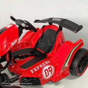 red go kart with RC 12v