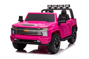 2025 Licensed 24V Chevrolet Silverado 4x4 2 Seater Kids Ride On Car with RC KingToys KINGTOYS.ca