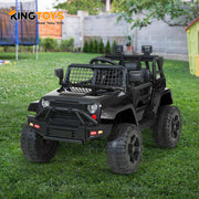2024 12V Jeep Wrangler Style Kids Ride On With Parental Remote Control, Sound System & More!