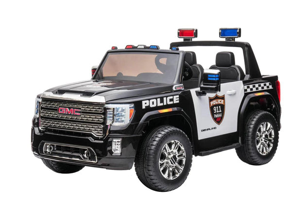 Patrol the Streets in the GMC Sierra Denali 24V Police Truck