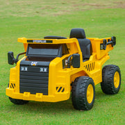 2025 Licensed 12V CAT Electric Dump Truck Kids Ride On