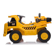 KINGTOYS.ca 2026 CAT Dump Truck 12V Kids Ride-On with Remote Control, Working Shovel & Realistic Construction Sounds With RC
