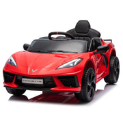 12V Chevrolet Corvette C8  Kids Ride On One Seater Electric Car with RC