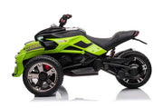 2026 Upgraded 24V Spider Bike Kids Ride On 2 Seater Electric Motorcycle with Exclusive Partner RC