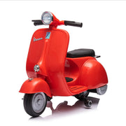 2025 Licensed 12V Vespa Kids Ride On Motorcycle