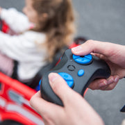 2026 12V Firetruck 1 Seater Kids Ride On Cars, Rubber Tires, Leather Seat, Siren, Lights, Walkie-Talkie, Fire Shovel, Remote Control