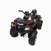 Les enfants roulent sur ATV rose