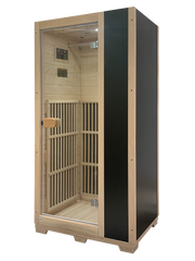 Blisspod, Vienna, Far Infrared Sauna Canadian Hemlock Very Low EMF Sauna, 3 Heaters – 1 Person