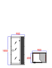 Blisspod, Vienna, Far Infrared Sauna Canadian Hemlock Very Low EMF Sauna, 3 Heaters – 1 Person