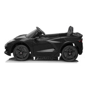 Licensed 24V Chevrolet Corvette C8 Kids Ride On Cars, Leather Seat, Rubber Tires With RC