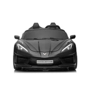 Licensed 24V Chevrolet Corvette C8 Kids Ride On Cars, Leather Seat, Rubber Tires With RC