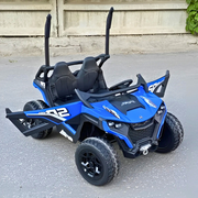24V Power Mx Dune Buggy Kids Ride On 2 Seater Car 4WD, Rubber Tires Leather Seat With RC
