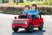 2026 Licensed 24V Chevrolet Silverado 4x4 2 Seater Kids Ride On Car with RC