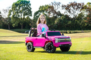 2026 Licensed 24V Chevrolet Silverado 4x4 2 Seater Kids Ride On Car with RC