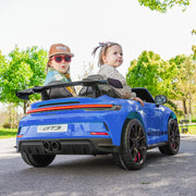 2026 Licensed 24V Porsche 911 GT3 Kids Ride On Car 2 Seater Upgraded Silent Motors With RC