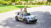 2026 Licensed 24V Porsche 911 GT3 Kids Ride On Car 2 Seater Upgraded Silent Motors With RC