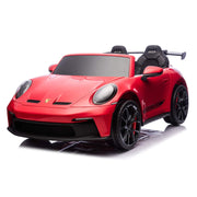 KINGTOYS.ca 2027 Licensed 24V Porsche 911 GT3 Kids Ride On Car 2 Seater Upgraded Silent Motors, MP4 7" Touch Screen With Parental Remote Control