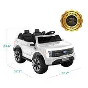 Licensed 24V Ford F150 Lighting Edition Kids Ride on 2 Seater Truck, Rubber Tires with Remote Control