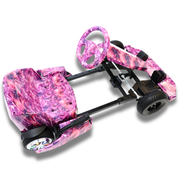 36v Go Kart! Le siège réglable va à 22 km / h! Rose