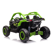 2027 Officially Licensed 2x24V LX Performance Can-Am Maverick 4WD Edition 2-Seater Pack Kids Ride on Buggy Eva Wheels Leather Seats RC