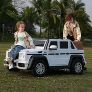 2026 Licensed XXL 24V Mercedes Maybach G650 Big Kids & Adults Ride On 2 Seater Cars, Brushless Motor, Leather Seat, Rubber Air Tires