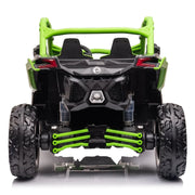 2027 Officially Licensed 2x24V LX Performance Can-Am Maverick 4WD Edition 2-Seater Pack Kids Ride on Buggy Eva Wheels Leather Seats RC
