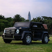 2026 Licensed XXL 24V Mercedes Maybach G650 Big Kids & Adults Ride On 2 Seater Cars, Brushless Motor, Leather Seat, Rubber Air Tires