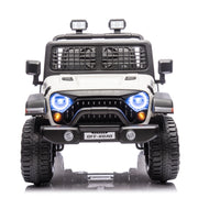 2026 12V Jeep Off Road Kids Ride On Car, Leather Seat, Rubber Tires With RC