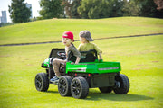 6 Wheeler Tractor Trailer 24V 2 Seater Kids Ride On Car 4x4 With Remote Control
