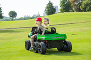 6 Wheeler Tractor Trailer 24V 2 Seater Kids Ride On Car 4x4 With Remote Control