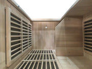 Blisspod, Vienna, Far Infrared Sauna Canadian Hemlock Very Low EMF Sauna, 3 Heaters – 1 Person