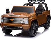 Licensed 24V Chevrolet Silverado 4x4 2 Seater Kids Ride On Car with RC