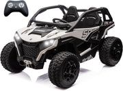 24V Power Mx Dune Buggy Kids Ride On 2 Seater Car 4WD, Rubber Tires Leather Seat With RC