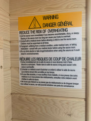 Blisspod, Vienna, Far Infrared Sauna Canadian Hemlock Very Low EMF Sauna, 3 Heaters – 1 Person