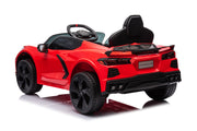 12V Chevrolet Corvette C8  Kids Ride On One Seater Electric Car with RC