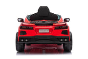 12V Chevrolet Corvette C8  Kids Ride On One Seater Electric Car with RC
