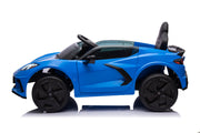 12V Chevrolet Corvette C8  Kids Ride On One Seater Electric Car with RC