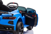 12V Chevrolet Corvette C8  Kids Ride On One Seater Electric Car with RC