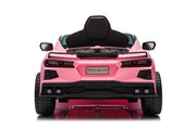 12V Chevrolet Corvette C8  Kids Ride On One Seater Electric Car with RC