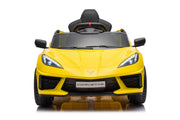12V Chevrolet Corvette C8  Kids Ride On One Seater Electric Car with RC